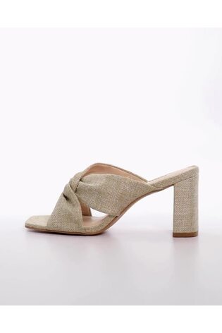 Dune London Natural Maizing Soft Twist Mules - Image 2 of 8