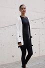 Sosandar White Contrast Trim Cardigan - Image 2 of 6