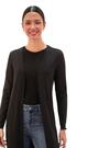 Roman Black Longline Snit Cardigan - Image 2 of 6