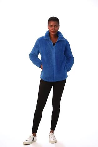 Roman Blue Soft Sherpa Fleece Jacket - Image 2 of 6