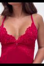 Ann Summers Red The Icon Embroidered Mesh Chemise Slip Nightie - Image 2 of 5
