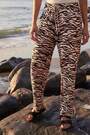 Roman Black Petite Zebra Print Trousers - Image 2 of 7
