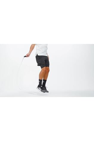 adidas Black Gym Training 2-In-1 Shorts