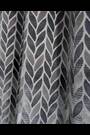 Grey Next Collection Luxe Heavyweight Velvet Leaf Eyelet Lined Curtains - Image 2 of 6