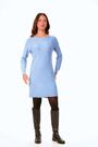 Roman Blue Pearl Detail Textured Jumper Dress - Image 2 of 6