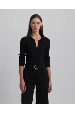 Lauren Ralph Lauren Dralisea Rib Knit Cardigan - Image 2 of 9 Lauren Ralph Lauren Dralisea Rib Knit Cardigan - Image 2 of 9