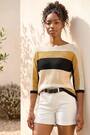 Roman Natural Colour Block Stripe Jumper - Image 2 of 6