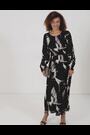 FatFace Black Elaine Swallow Print Midi Dress - Image 2 of 6