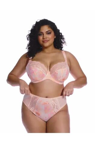 Elomi Pink Cosmos Lucie Underwire Plunge Stretch Bra - Image 2 of 6