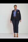Lauren Ralph Lauren Curve Anfisa Crest Logo Blazer Jacket - Image 2 of 9