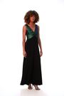 Roman Green Contrast Sequin Bodice Maxi Dress - Image 2 of 6