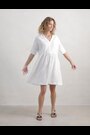 Seasalt Cornwall White Draw Kiln 100% Linen Dress - Image 2 of 9