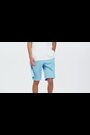 adidas Sky Blue 100% Cotton Adicolor 3-Stripes Shorts - Image 2 of 7