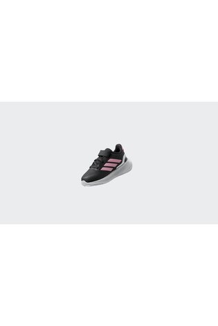 Preto/Rosa - Tênis Infantil adidas Runfalcon 5 com Velcro Fácil de Calçar - Imagem 2 de 9