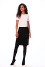 Roman Black Pull On Stretch Elastic Waist Pencil Skirt - Image 2 of 6