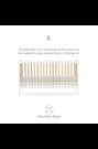 Cuddleco White Nola Cot Bed - Image 2 of 6