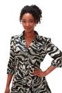 Roman Grey Petite Animal Print Shirt Stretch Dress - Image 2 of 6