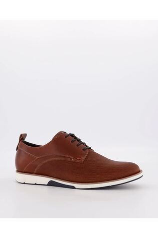 Buy Dune London Brown Regular Fit Wide Fit Barnabey Perforated Wedge Casual Shoes from Next Hong Kong