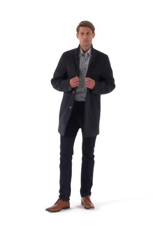 Skopes Blue Faulkner Coat - Image 2 of 4 Skopes Blue Faulkner Coat - Image 2 of 4