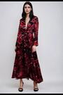 Religion Black Flash 2 Way Wrap Maxi Dress With Long Sleeves - Image 2 of 7
