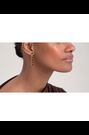Ted Baker Black Crystal Gold Tone Hartley: Enamel Heart Drop Earrings - Image 2 of 7