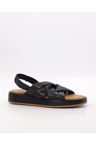 Buy Dune London Black Laters Strap Sandals from Next Luxembourg