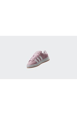 adidas Originals Light Pink Campus 00s Elastic Lace Kids Trainers - Image 2 of 10 adidas Originals Light Pink Campus 00s Elastic Lace Kids Trainers - Image 2 of 10