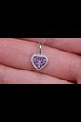 The Diamond Store 9K White Gold 30mm Diamond Hoop Earrings - Image 2 of 6
