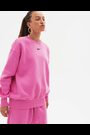 Nike Bright Pink Oversized Mini Swoosh Sweatshirt - Image 2 of 8