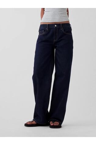 Dark Wash The Hailey Low Rise Loose Jeans - Image 2 of 12