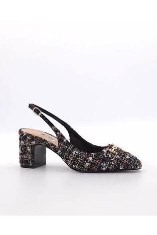 Buy Dune London Black Choices Boucle Slingback Sandals from Next Luxembourg