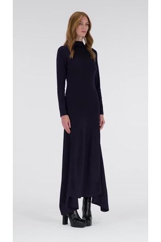 leem Purple Handkerchief Hem Knit Dress - Image 2 of 6