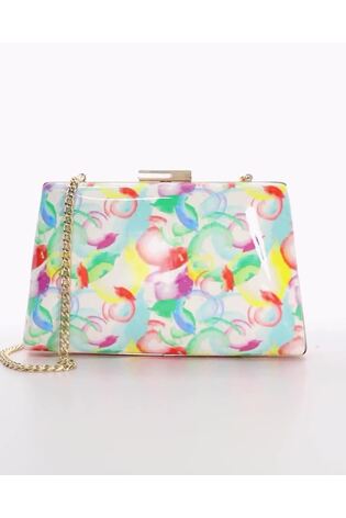 Weiß - Dune London Bellaria Clutch mit eckigem Rahmen - Bild 2 von 6