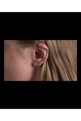 Minđuše sa emajliranim klinovima BOWIE Mašna-kravata od Ted Bakera. - Slika 2 od 6