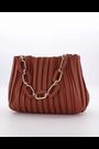 Dune London Brown Medium Dominie Pleat Slouch Bag - Image 2 of 6