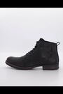 Dune London Black Heavy Duty Leather Simon Ankle Boots - Image 2 of 8