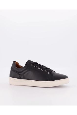 Dune London Black Toledo Clean Retro Trainers - Image 2 of 6