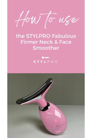 Stylpro Fabulous Firmer LED Massaging Neck and Face Smoother Device - Image 2 of 5