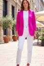 Roman Pink Petite Classic Stretch Blazer - Image 2 of 6