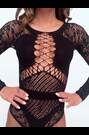 Ann Summers Black Paisley Diamanté Body - Image 2 of 5