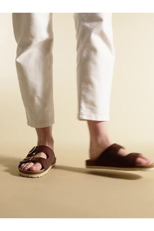 Jones Bootmaker Brown Gabryela Leather Mule Sandals - Image 2 of 6 Jones Bootmaker Brown Gabryela Leather Mule Sandals - Image 2 of 6