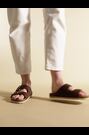 Jones Bootmaker Brown Gabryela Leather Mule Sandals - Image 2 of 6