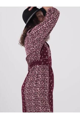 FatFace Kelly Red Wild Ditsy Midi Dress - Image 2 of 9