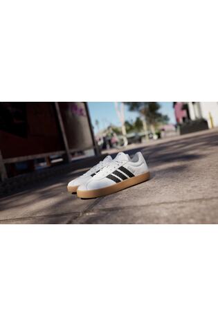 adidas Pure White Vl Court 3.0 Trainers - Image 2 of 11