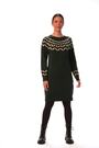 Roman Green Chevron Printed Knit Dress - Image 2 of 6
