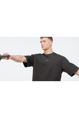 adidas Black Oversize T-Shirt - Image 2 of 7