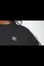adidas Originals Oversized 3-Stripes Crew Black Sweatshirt - Image 2 of 7