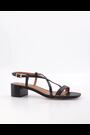 Dune London Black Low Block Jaskell Sandals - Image 2 of 6