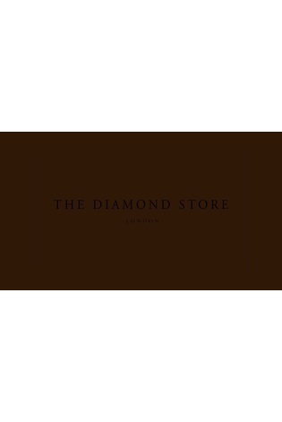 The Diamond Store Blue Sapphire 0.10ct And Diamond 9K White Gold Ring