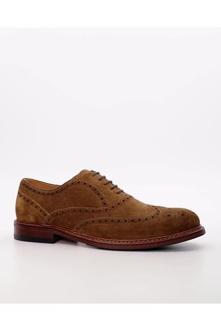 Braun/Chrom - Dune London Solihull Oxford-Budapester - Bild 2 von 8